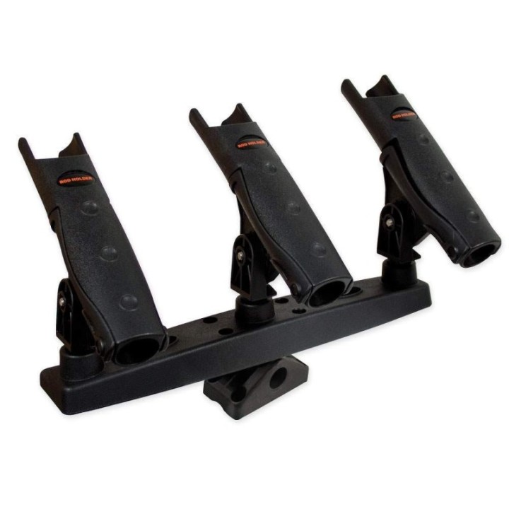Alphaboat triple folding rod holder with 360° adjustment