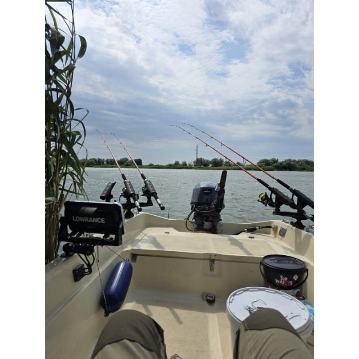 Alphaboat triple folding rod holder with 360° adjustment