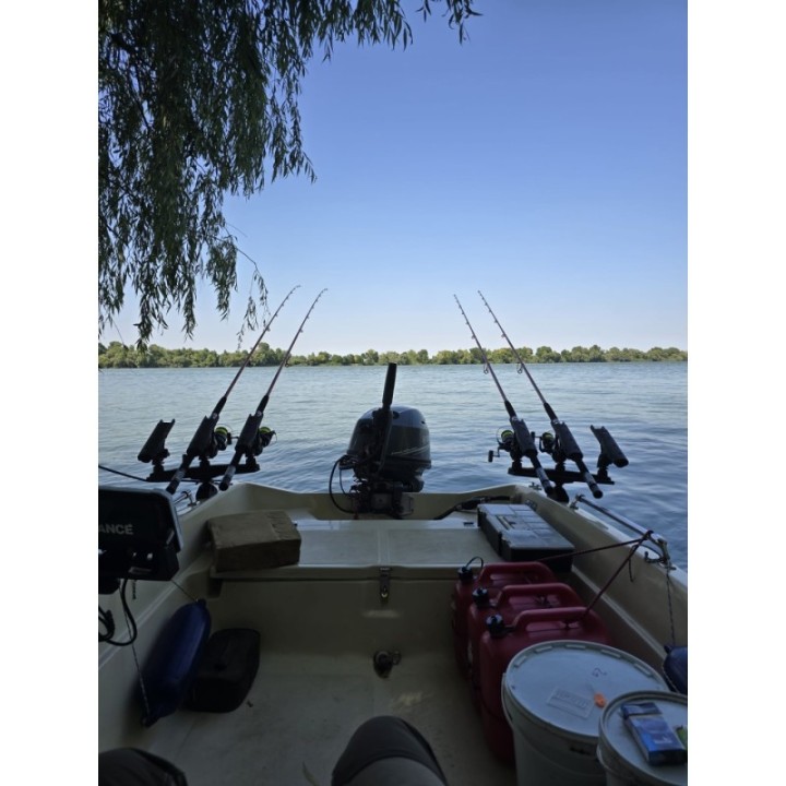 Alphaboat triple folding rod holder with 360° adjustment