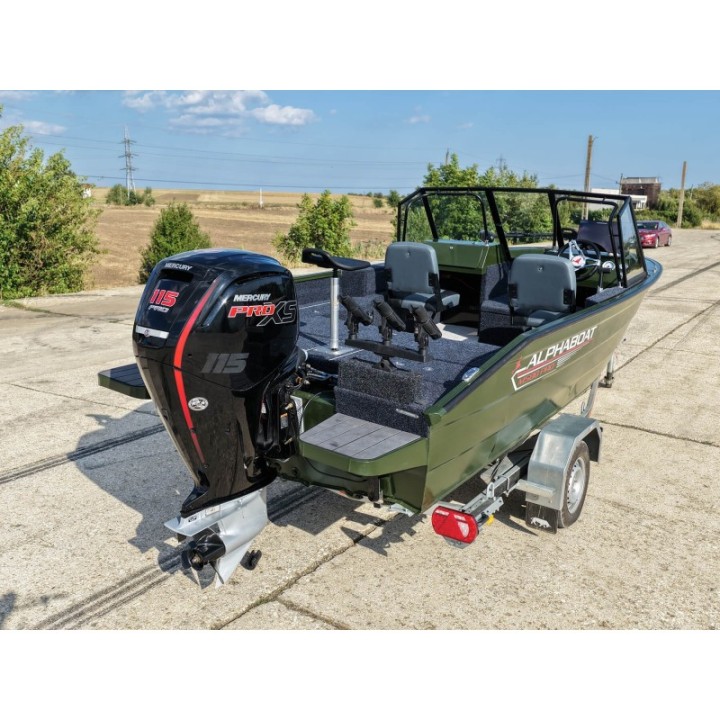 Alphaboat triple folding rod holder with 360° adjustment