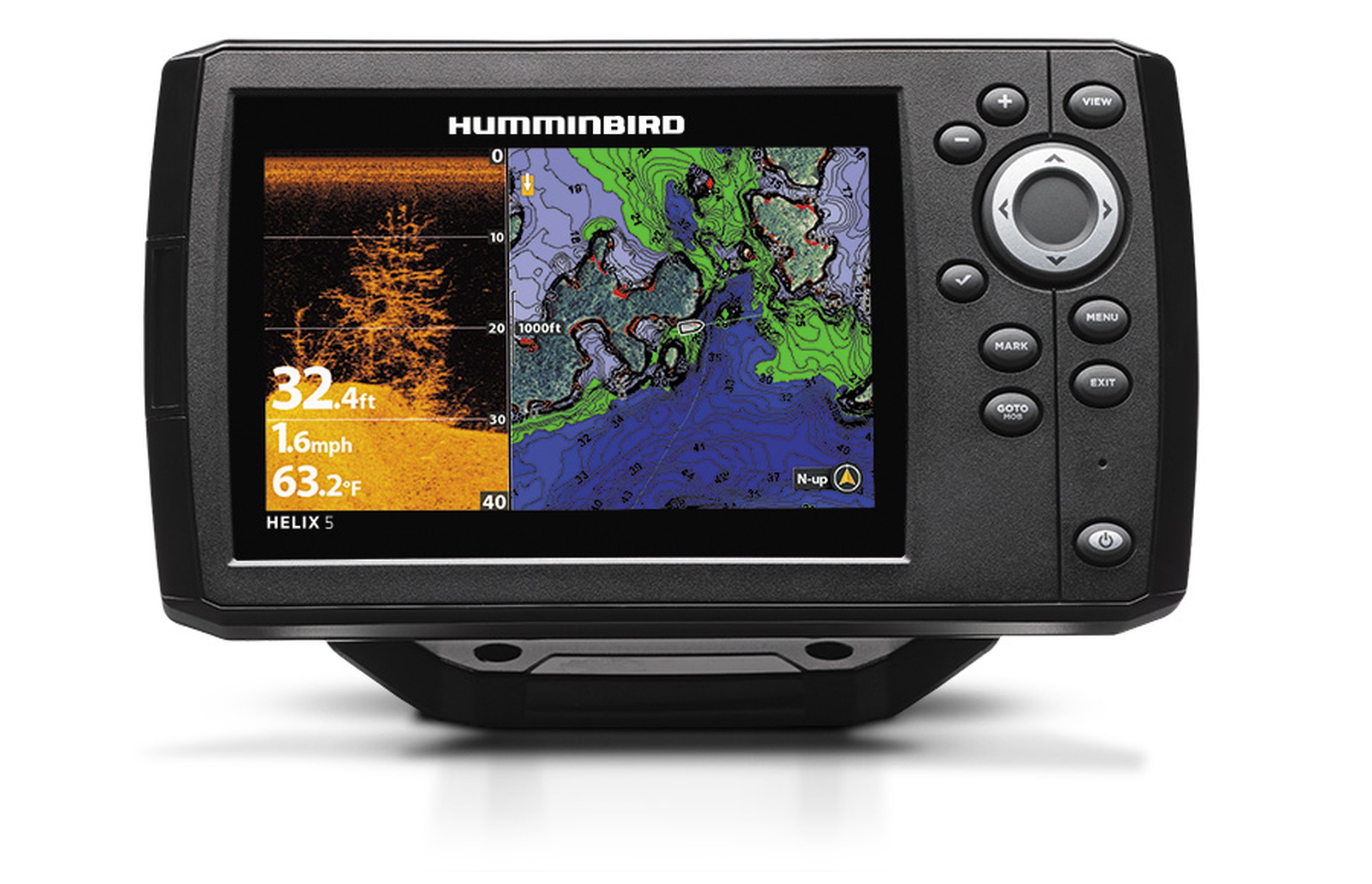 Sonar Humminbird HELIX 5 CHIRP DI GPS G3 – cu sondă – vedere 1