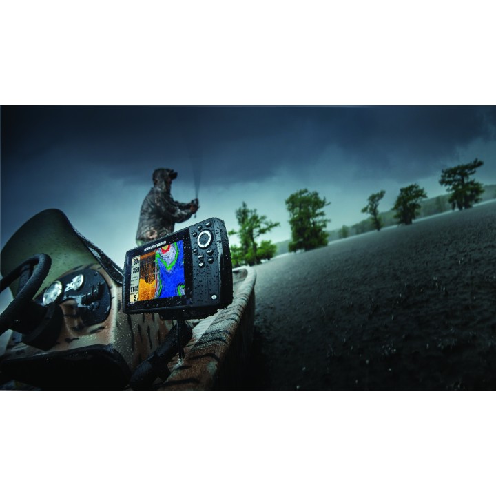 Sonar Humminbird HELIX 7 CHIRP MEGA DI GPS G4N – cu sondă – vedere 3