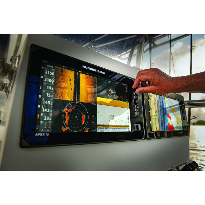 Sonar Humminbird APEX 13 MSI+ – cu sondă – vedere 3