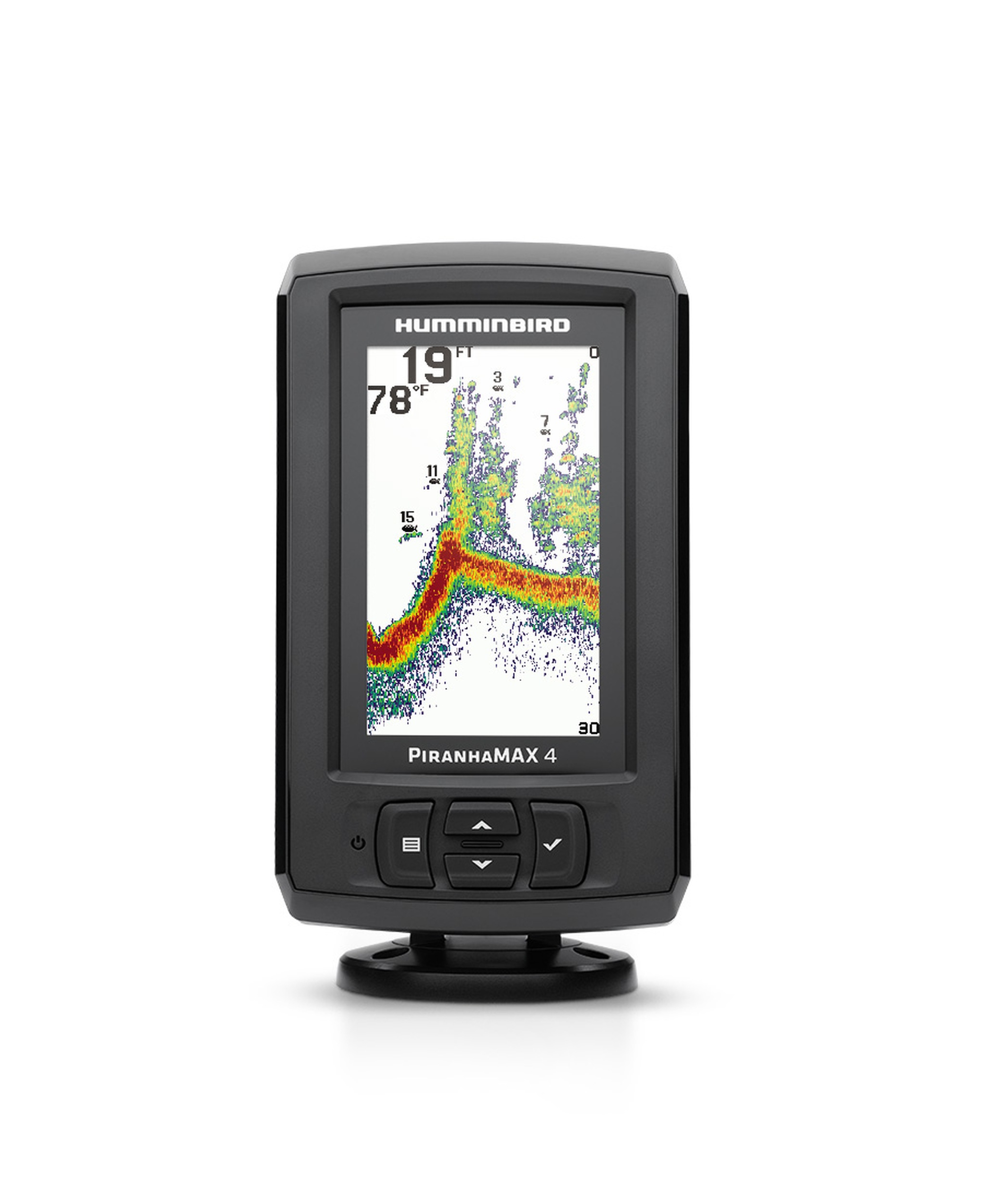 Sonar Humminbird PiranhaMAX 4 – cu sondă – vedere 1