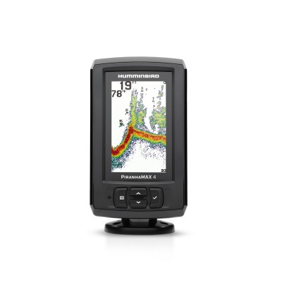 Sonar Humminbird PiranhaMAX 4 DI – cu sondă – vedere 1