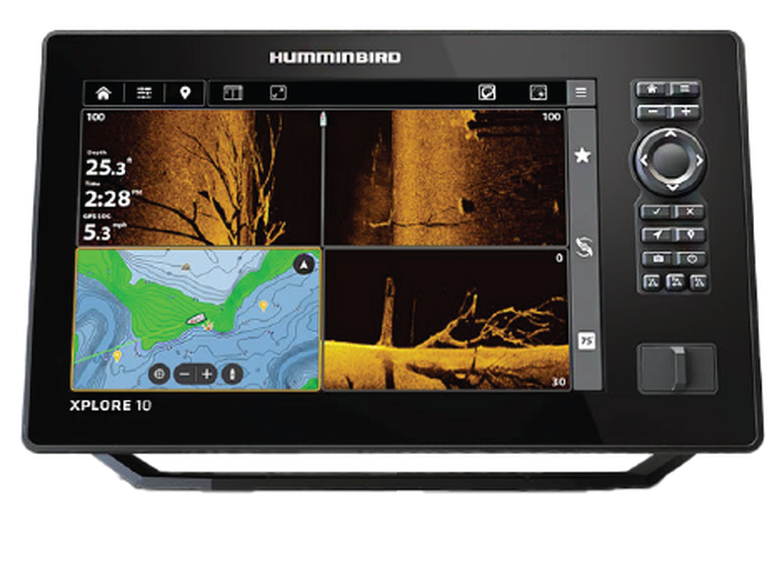 Sonar Humminbird XPLORE 10 CMSI+ – cu sondă – vedere 1