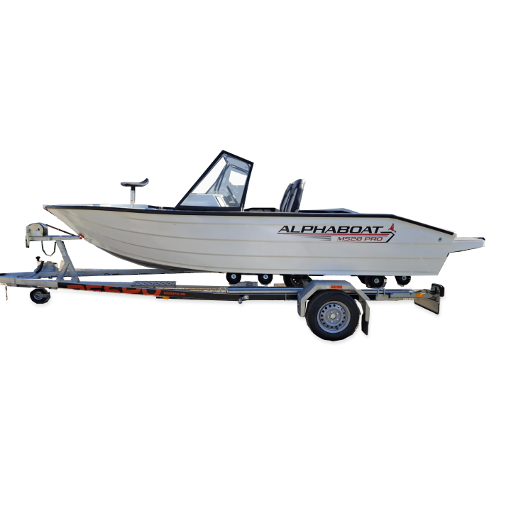 Alphaboat M520 – Barcă din aluminiu pentru pescuit