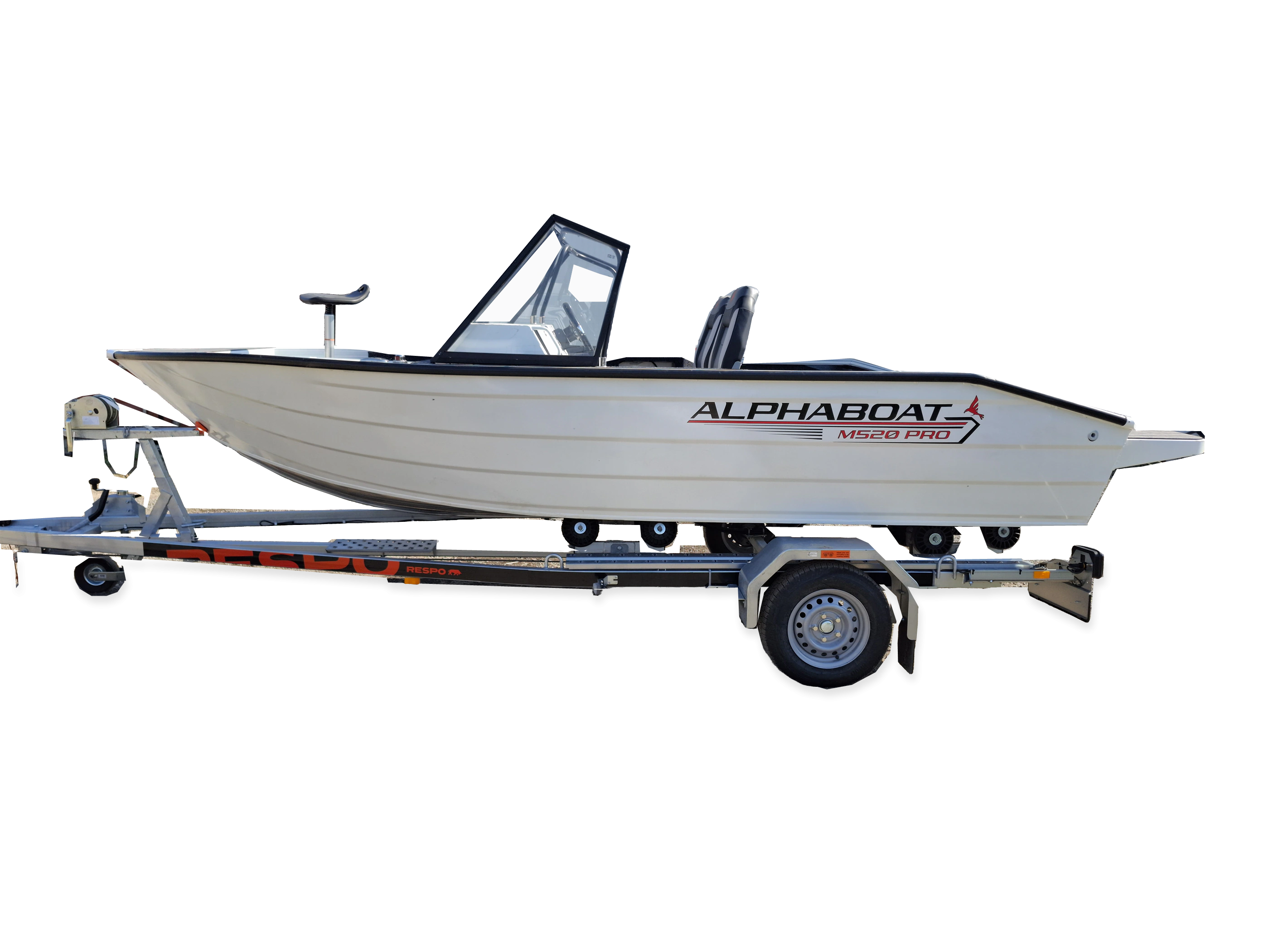 Alphaboat M520 – Barcă din aluminiu pentru pescuit