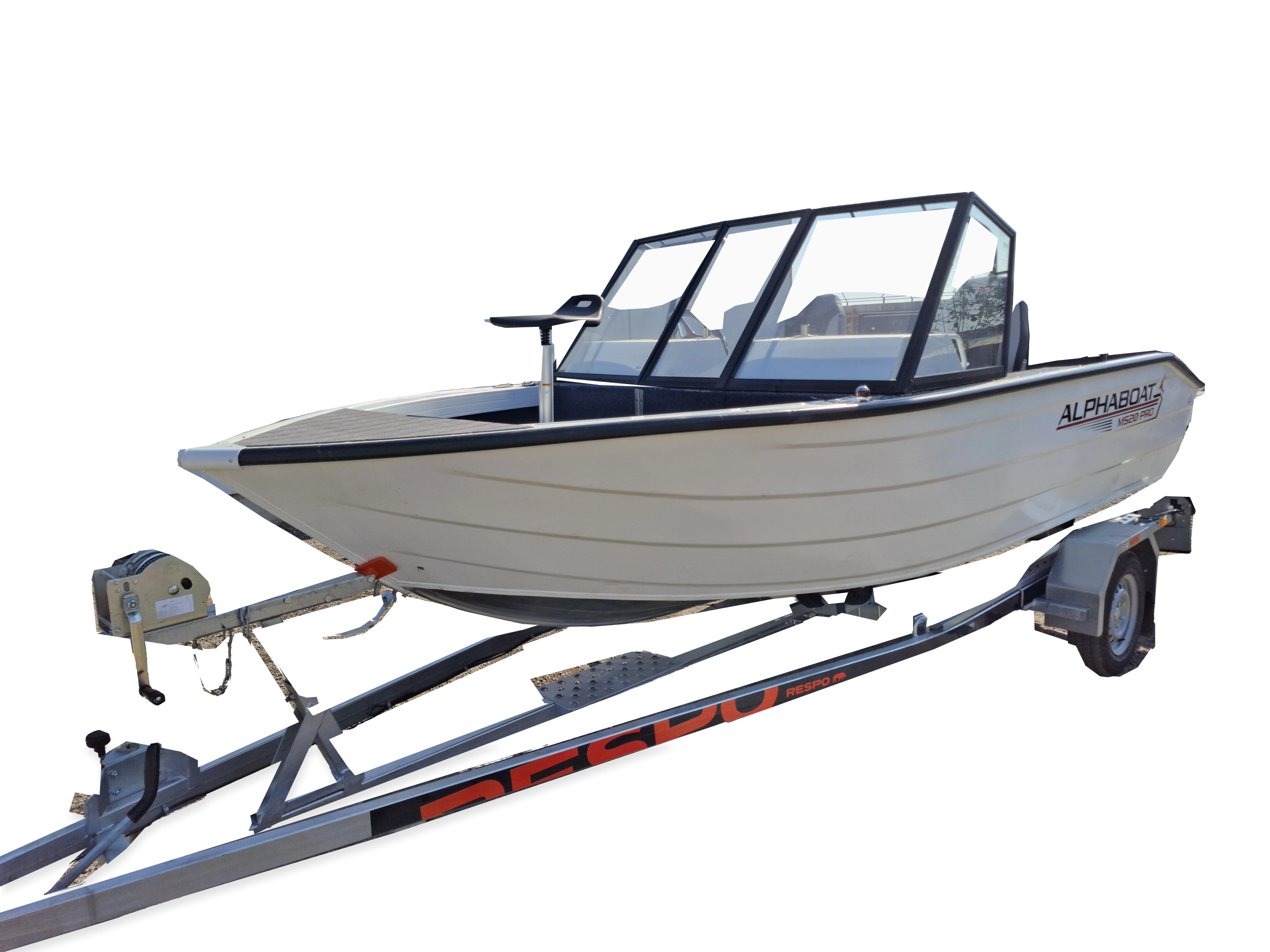 Alphaboat M520 – Barcă din aluminiu pentru pescuit