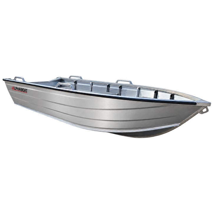 Alphaboat C445 PRO – vedere laterală cu prova din dreapta