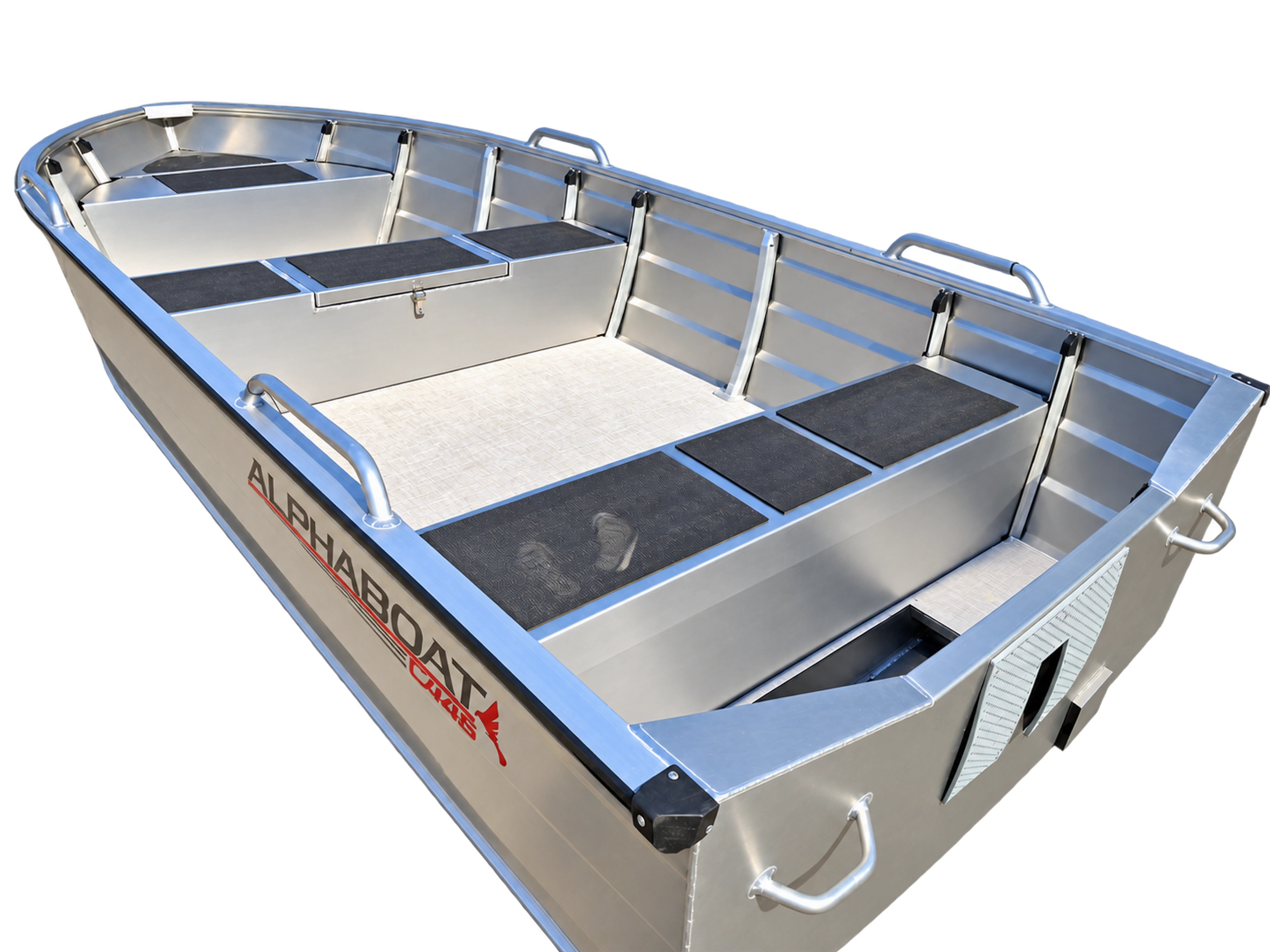 Alphaboat C445 PRO – interior văzut dinspre pupa