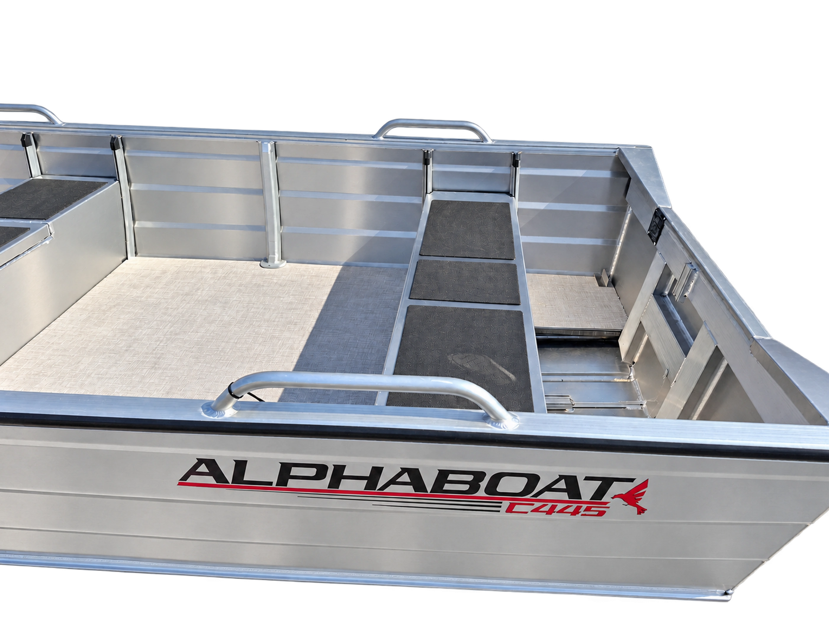 Alphaboat C445 PRO – podină și banca din pupa