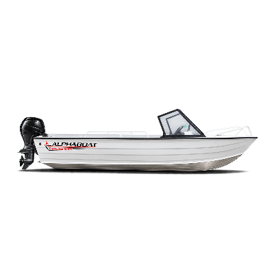 Alphaboat A530 – Barcă din aluminiu pentru pescuit și agrement