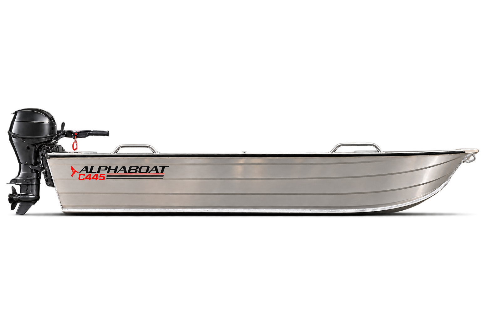 Alphaboat C445 – Barcă din aluminiu pentru pescuit și agrement