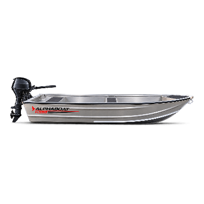 Alphaboat K350 – Barcă din aluminiu pentru pescuit și agrement