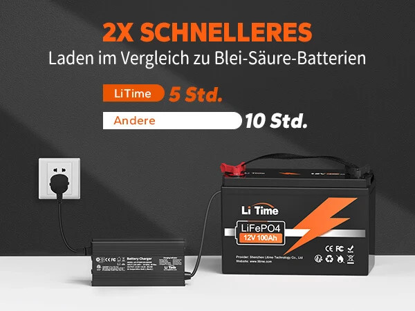 Acumulator LiTime 12 V 100 Ah Basic LiFePO4